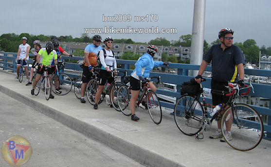 MS bikers stuck on Route 35 bridge