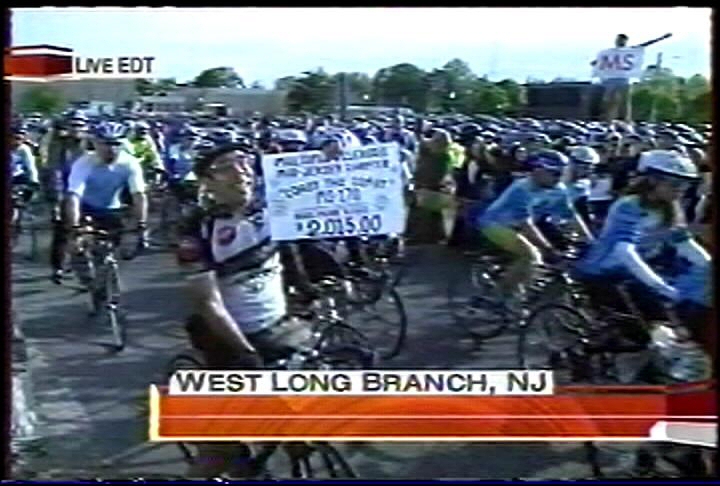 Mike made it on WNBC-4 during the MS-170 bike tour in 2007