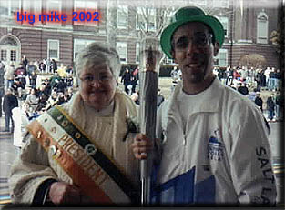Mike and the 2002 parade President