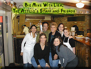Big Mike with Attilio's staff